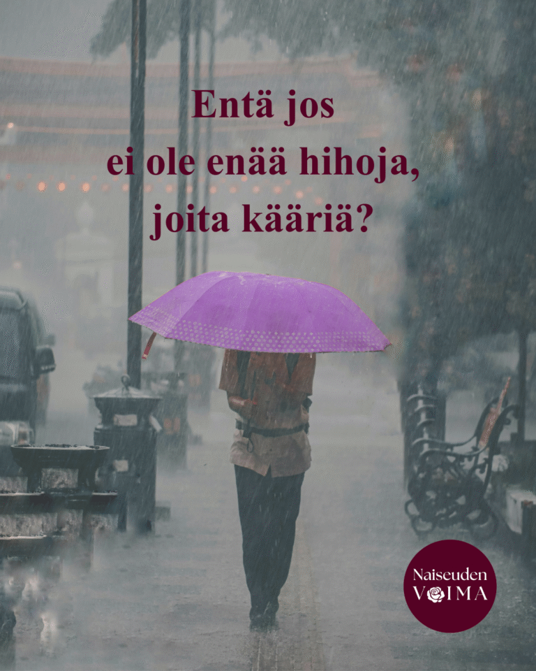 Entä jos ei ole enää hihoja, joita kääriä?
